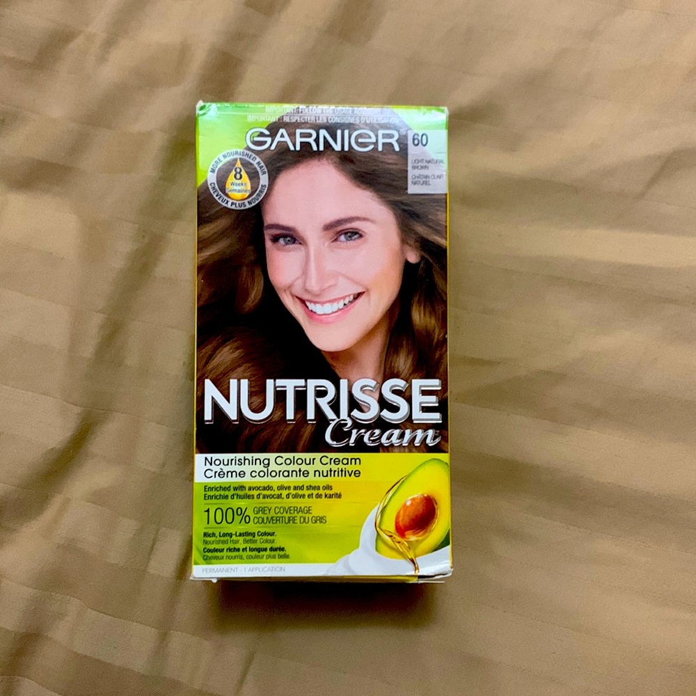 Garnier Nutrisse Cream, Hair Colour, Light Natural Brown, Crème colorante
